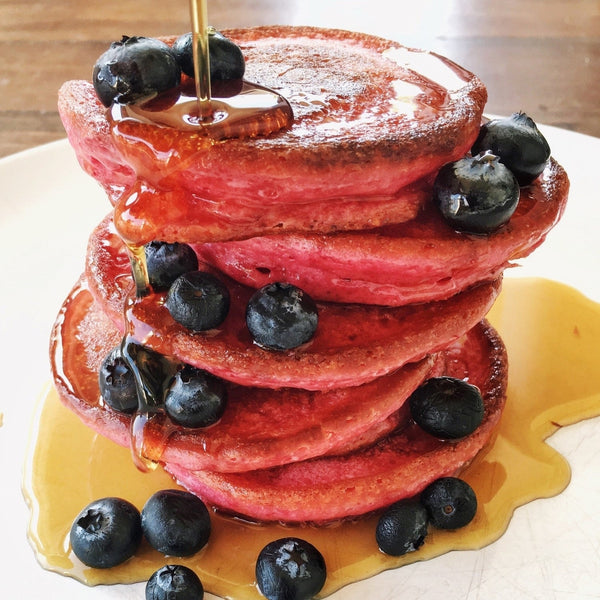 Pink Pancakes for the Morning After